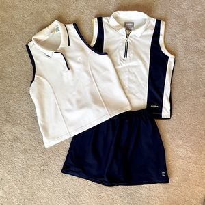 Tennis Skirt and Tops
